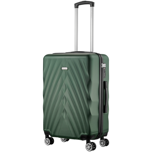 Travelwize Terra ABS 67cm 4-Wheel Spinner Luggage - Bottle