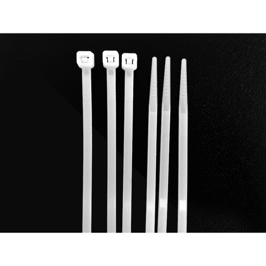 Ellies Cable Tie 4.8mm X 300mm -  100 PACK SIZE - WT
