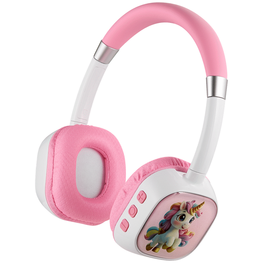 Volkano Wonder Bluetooth Wireless Headphones - Pink