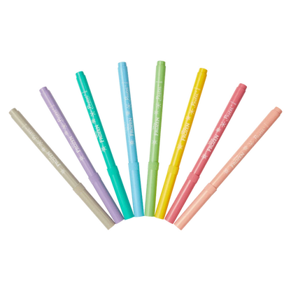 Frozen 8 Pastel Colour Fibre Markers Multi
