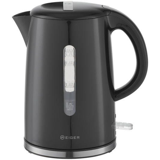 EIGER VITA 1.7L PLASTIC KETTLE BLACK