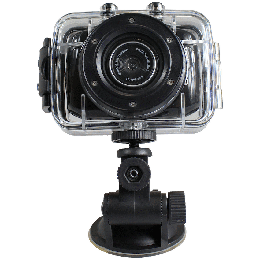Volkano Excite Cam - HD Action Cam 720P/1.3MP - Black