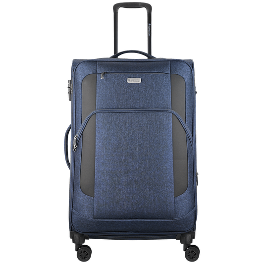 Travelwize Aurora 75cm 4-Wheel Spinner Trolley Case - Navy Melange