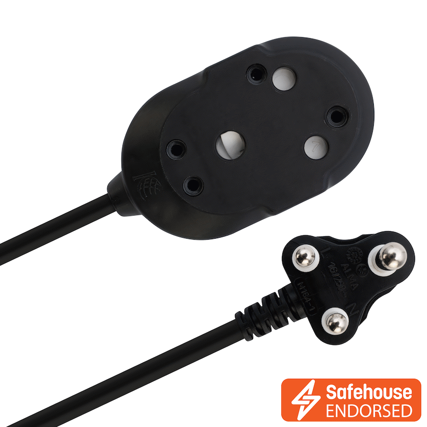 Ellies Back to Back Heavy Duty Extension Lead - 3m