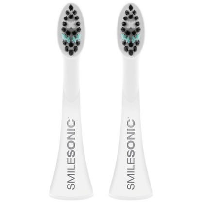 2 Replacement toothbrush heads - White