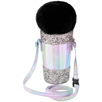 Quest Microphone Crossbody Bag - Silver