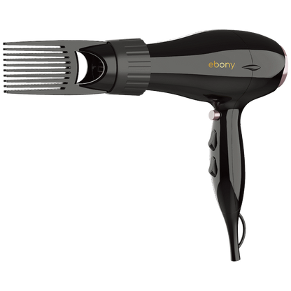 Elektra Ebony Power Comb Hairdryer