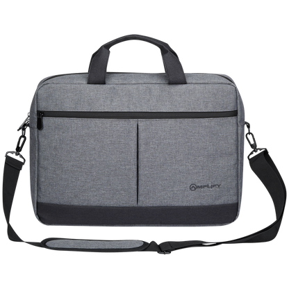 Amplify Ingwe 15.6"Laptop Shoulder Bag Black/Charcoal