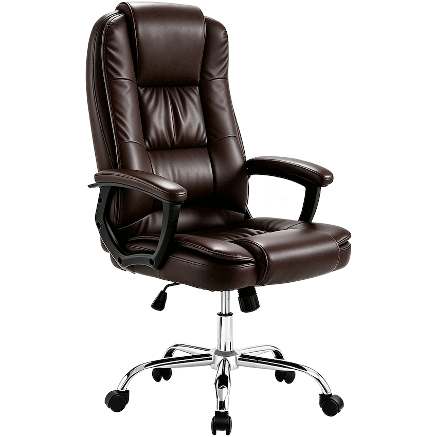 Everfurn Cedar High Back Chair - Brown