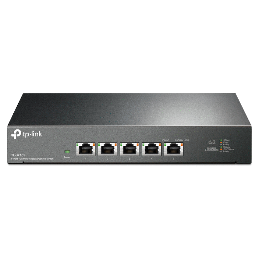 TP-Link TL-SX105 5-Port 10G Multi-Gigabit Desktop Switch
