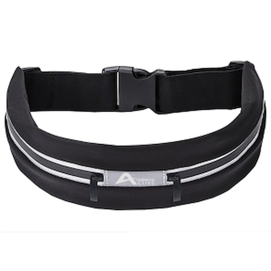 Volkano Active Strap Series Running Belt (Black)