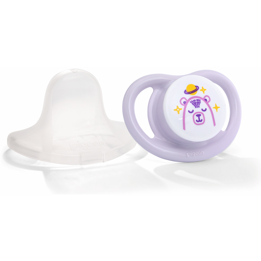 PIGEON MINILIGHT NIGHTTIME PACIFIER - BEAR (M)
