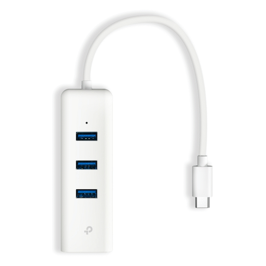 UE330C USB Type-C 3-Port Hub & Gigabit Ethernet Adapter