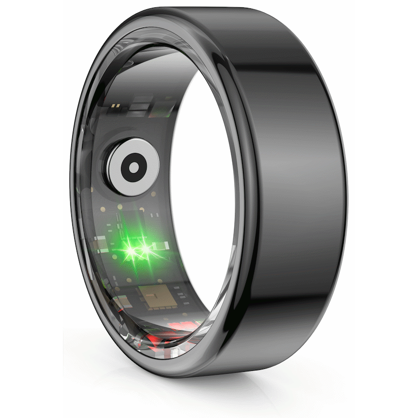 Volkano Ring Series Smart Ring - Black 18.9mm