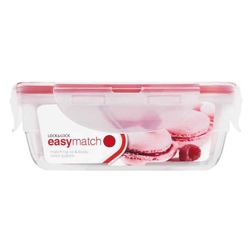 LocknLock Easy Match rect 370ml ( Order in Qty of 4)