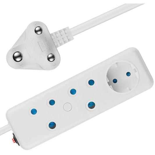 Ellies 3 Way Multiplug -0.5M