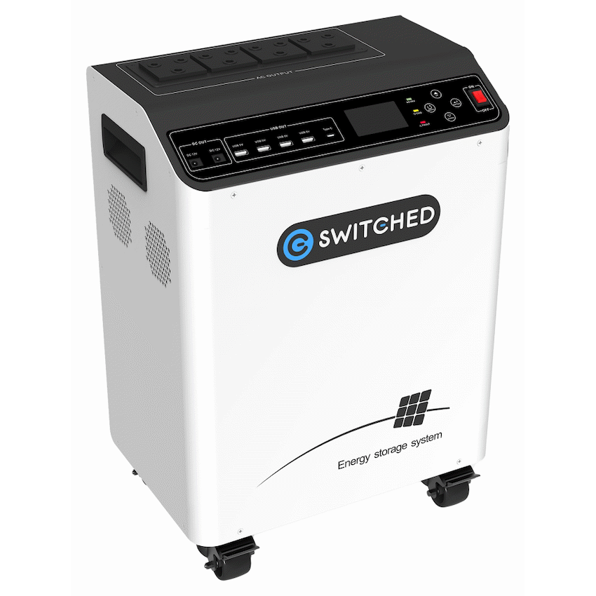 Switched 2000w LiFePo4 ESS Solar Power System