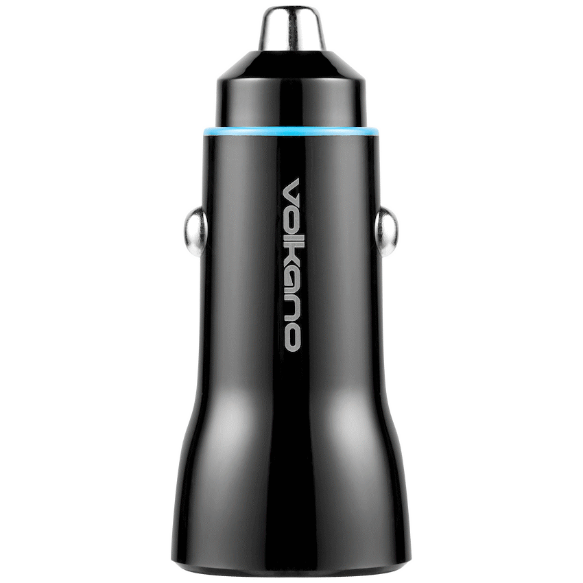Volkano Cruise Series Car Charger with P.D. and USB Q.C.