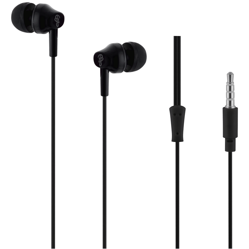 Pro Bass Genesis Series 3.5mm Wired Earphones (No Mic) - Black