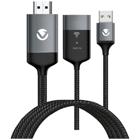 Volkano Pitch series Wired and Wireless Casting cable for Android and iOS