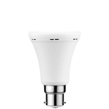 Switched 5w A60 Rechargeable B22 LED Light Bulb - Warm White
