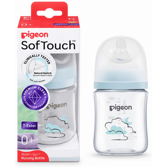 Pigeon Softouch Nursing Bottle T-Ester 160ml - Cloud