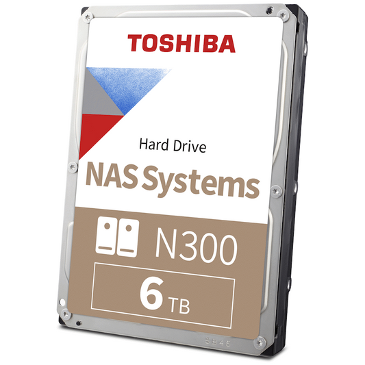 Toshiba N300 NAS Hard Drive 6tb SATA III (512mb/7200rpm)