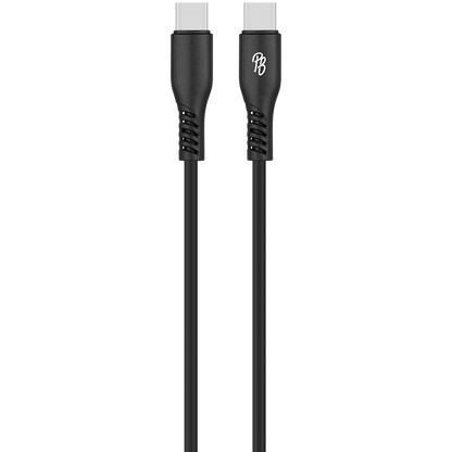 Pro Bass Fuse Series 1m Type-C to Type-C Cable - Black