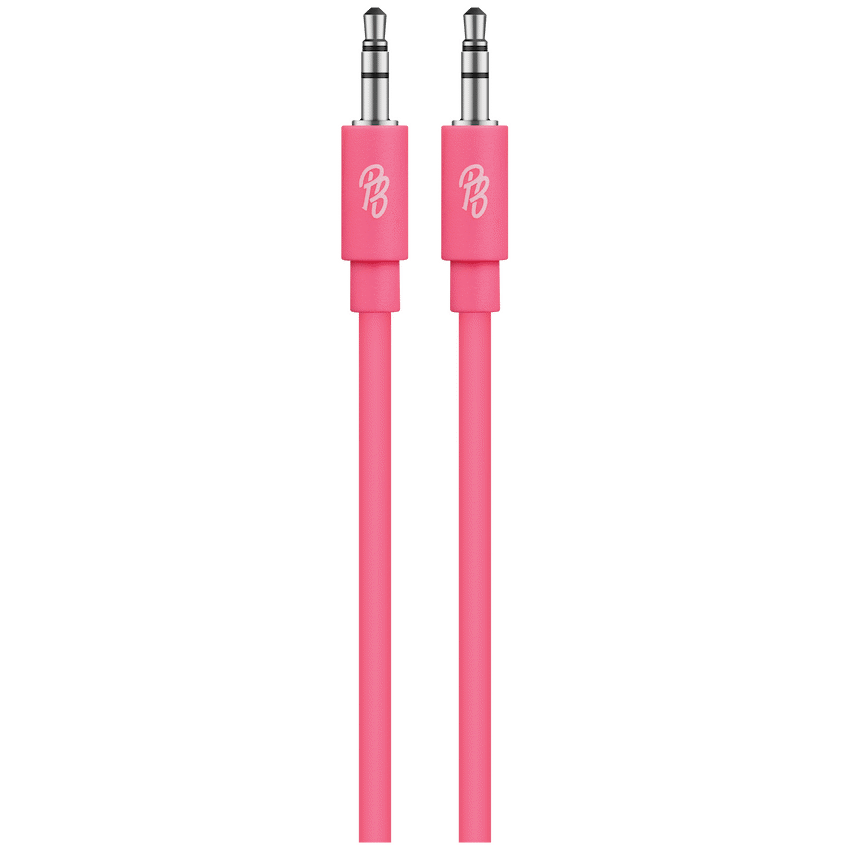 Pro Bass Unite Series - Boxed Auxiliary Cable - Pastel Pink 1m