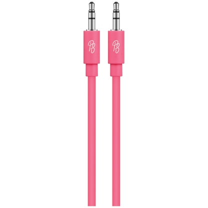 Pro Bass Unite Series - Boxed Auxiliary Cable - Pastel Pink 1m