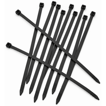 Ellies Cable Tie 7.9mm X 400mm - 50 PACK SIZE - BK