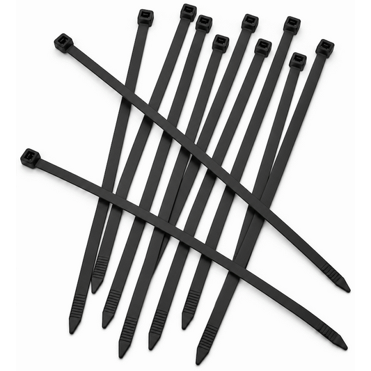 Ellies Cable Tie 7.9mm X 400mm - 50 PACK SIZE - BK