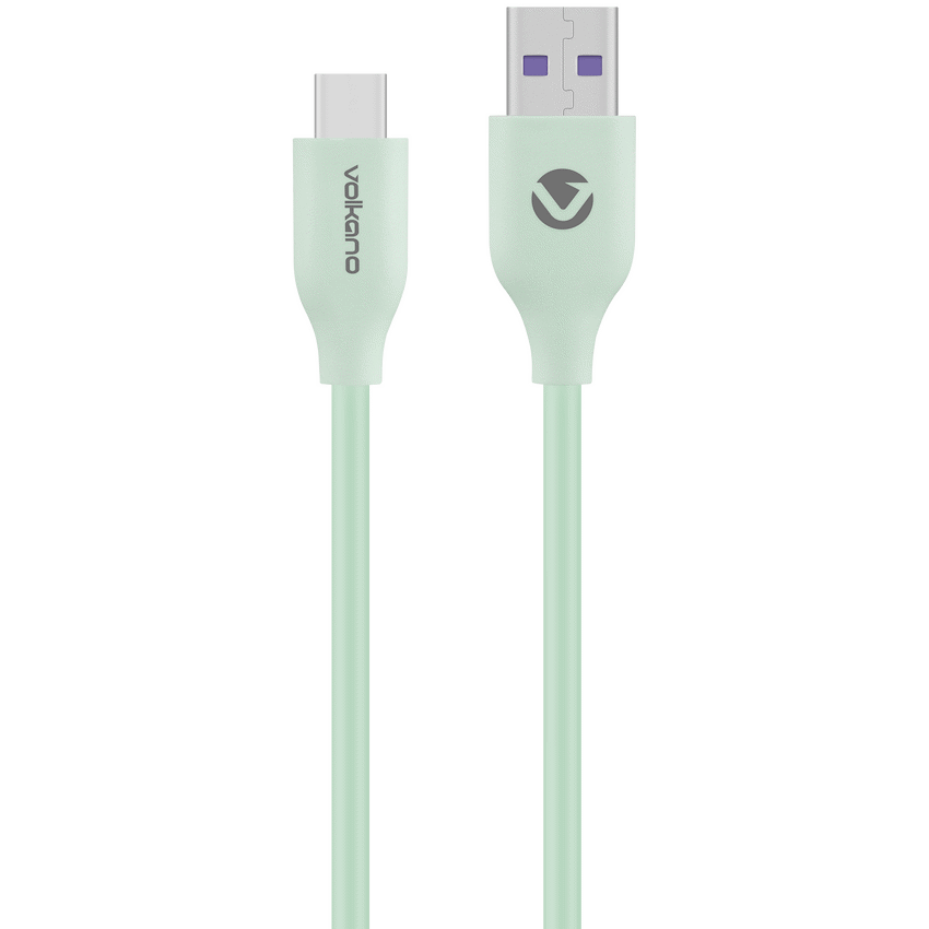 Volkano Flexi Series USB to Type-C 1.5m 30w - Green