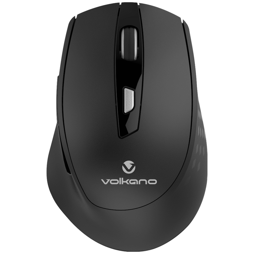 Volkano Chrome Series Wireless Mouse - Black