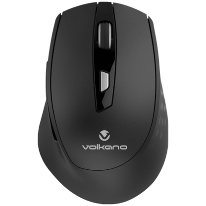 Volkano Chrome Series Wireless Mouse - Black