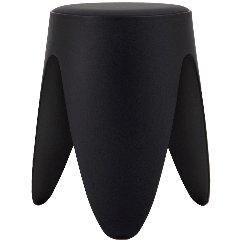 Tulip Stool - Black