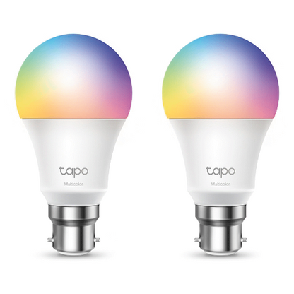 TP-Link Tapo L530B (2-Pack) Smart Wi-Fi Light Bulb - Multicolour