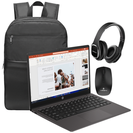 HP Laptop CU3K6ES#ACQ - 245 G10 14-inch 8GB/256GB Win11 Bag+Mouse+Headphone
