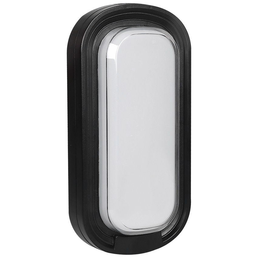 Ellies Ellipse Series AC 24W Capsule LED Bulkhead - PC - BK