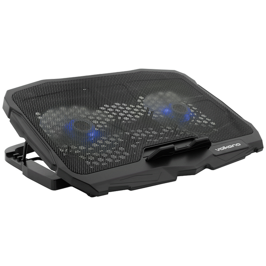 Volkano Glacier Series Upright Notebook Cooling Stand with Dual Fans