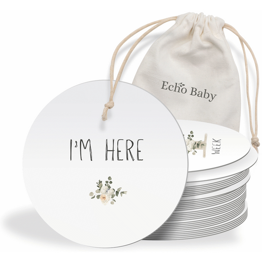 Echo Baby Milestone Cards - Floral