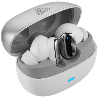 Pro Bass Flex Series TWS Earphone - White + Grey