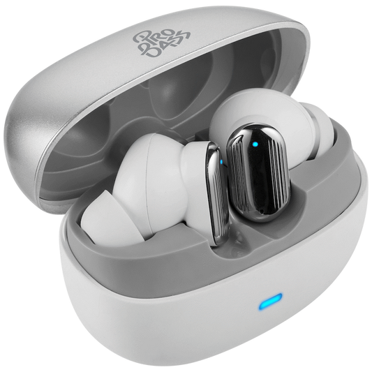 Pro Bass Flex Series TWS Earphone - White + Grey