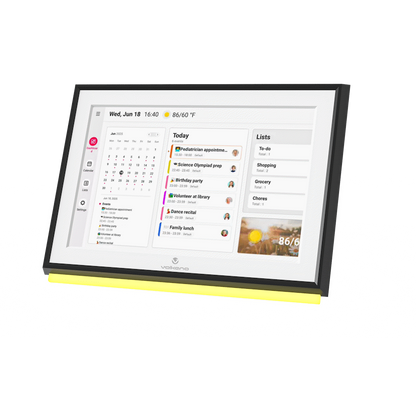 Volkano Agenda Series Smart Calendar and Digital Photo Frame  10" - Black