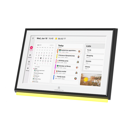 Volkano Agenda Series Smart Calendar and Digital Photo Frame  10" - Black