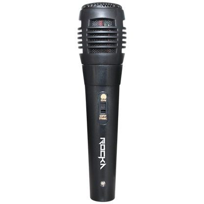 Rocka Voice series ABS wired microphone - Black