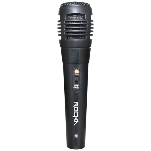 Rocka Voice series ABS wired microphone - Black