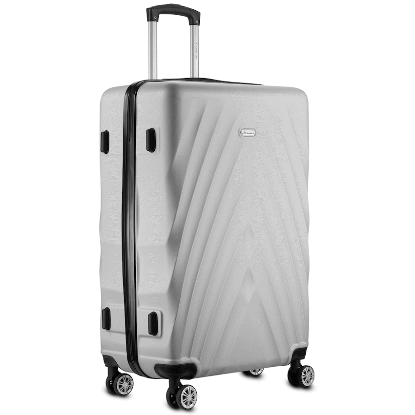 Travelwize Terra ABS 55cm 4-Wheels Spinner Luggage Silver