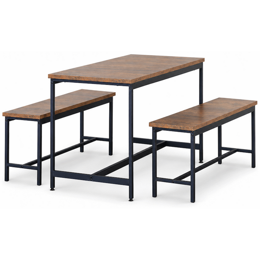 Everfurn Gwen Dining Set - Mahogany