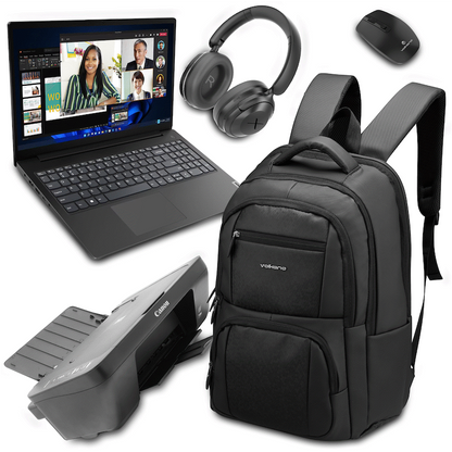 Lenovo Laptop 82YU015DSA - V15 AMD Ryzen 5 16/512 Printer+Bag+Mouse+Headphone